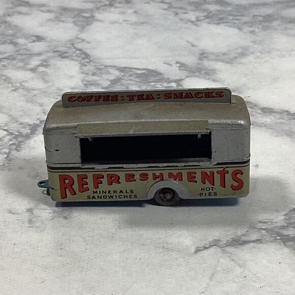Vintage Lesney Mobile Canteen Refreshments Trailer #74 England - Picture 1 of 12